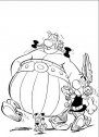 immagine di obelix col suo amico asterix