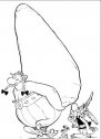 immagine di obelix con un grande menhir