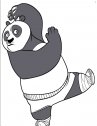 Po divertente, disegni di kung fu panda da stampare