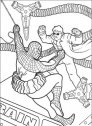 spiderman combatte il crimine, stampa e colora